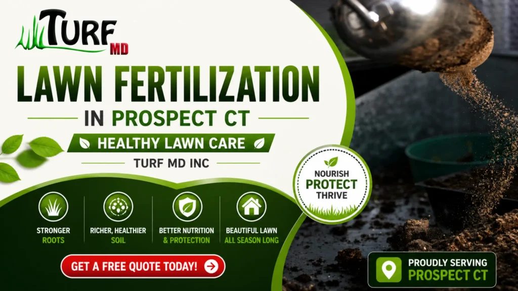 Lawn Fertilization in Prospect CT | Healthy Lawn Care | Turf MD Inc