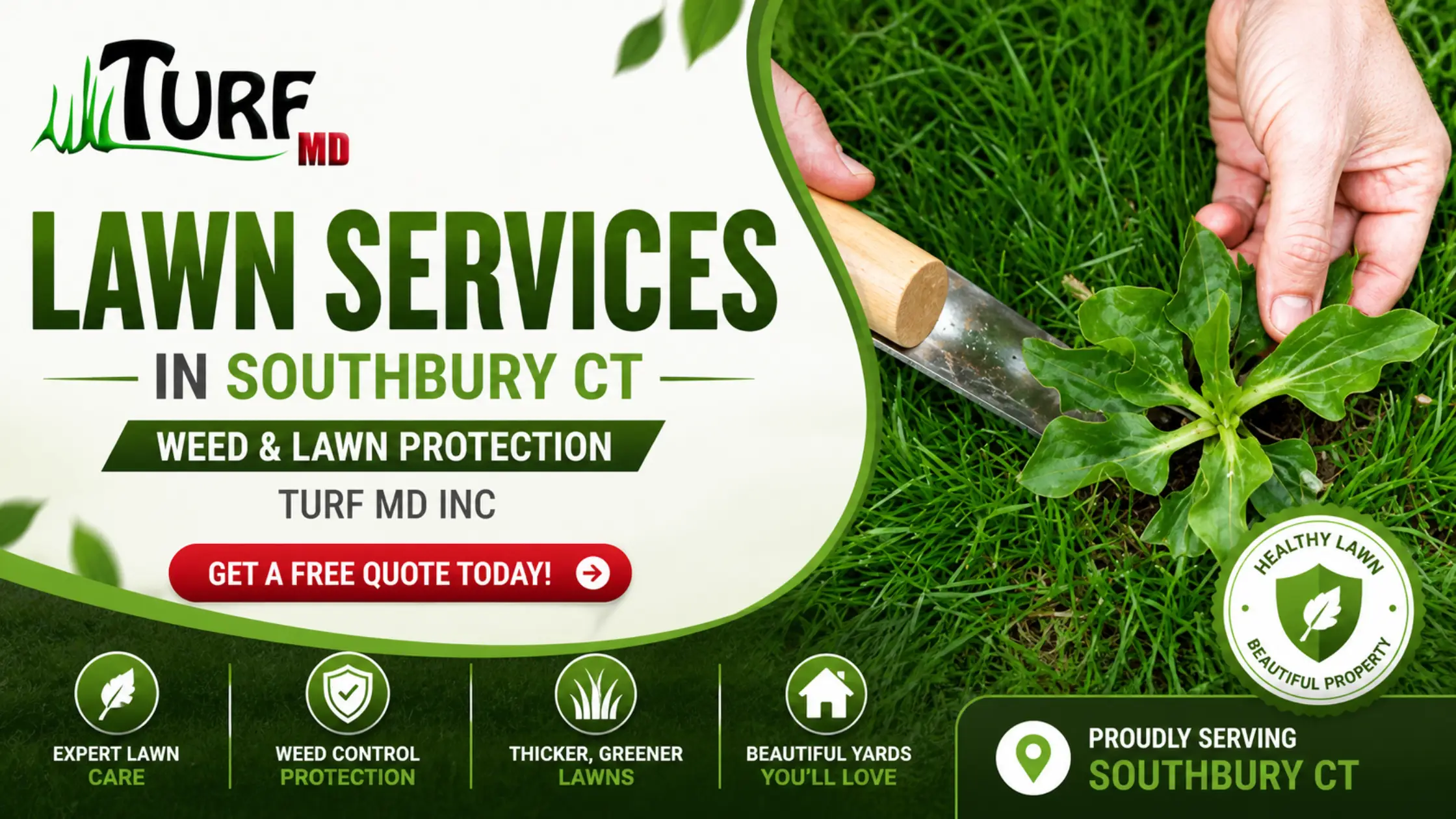Lawn Services in Southbury CT | Weed & Lawn Protection | Turf MD Inc