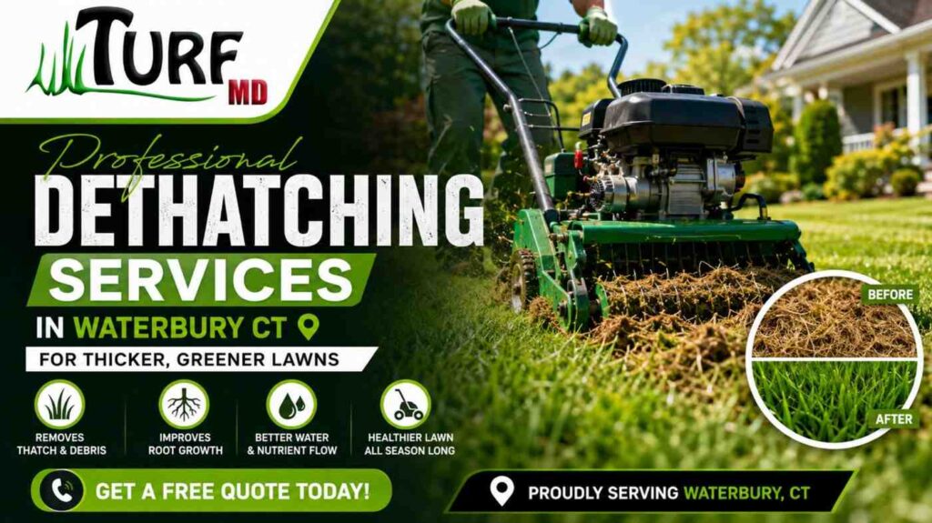 Professional Dethatching Services in Waterbury CT | Lawn Care Experts