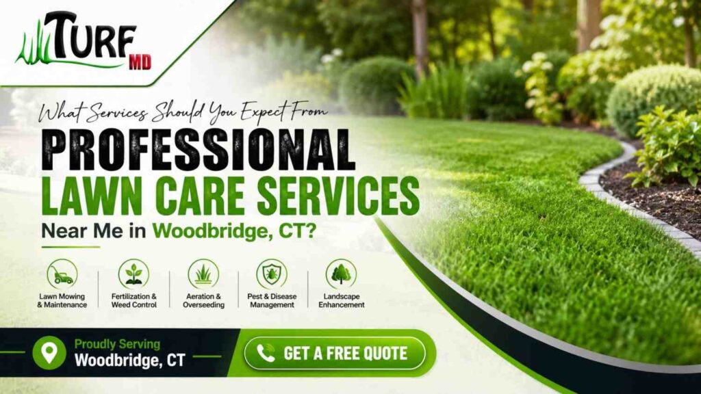 What Services Should You Expect From Professional Lawn Care Services Near Me in Woodbridge, CT?